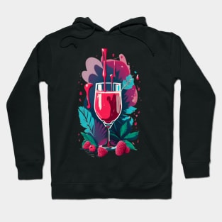 Raspberry juice dripping Hoodie